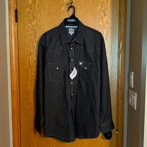 NWT Cinch men’s western shirt. Large. Brand new with tags.